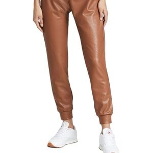 Commando Faux leather joggers